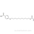 Bensoesyra, 4 - [[11 - [(1-oxo-2-propenyl) oxi] undecyl] oxi] CAS 106620-90-0